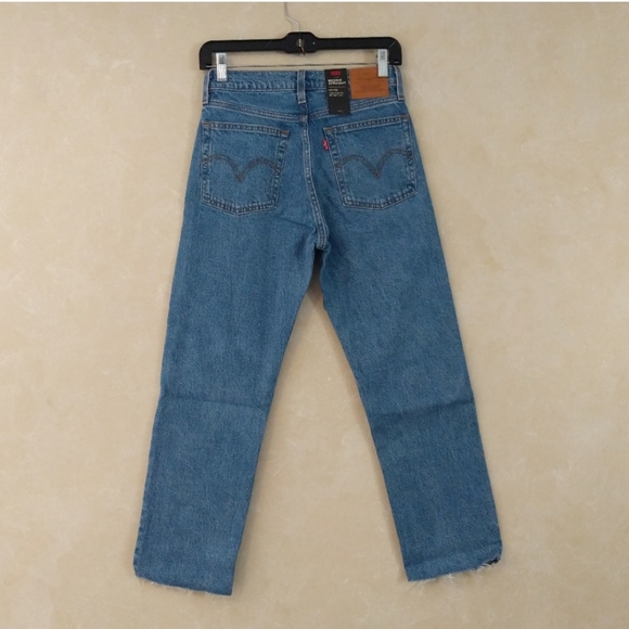 Levi's Wedgie Straight Jeans Jazz Wave - Picture 6 of 6